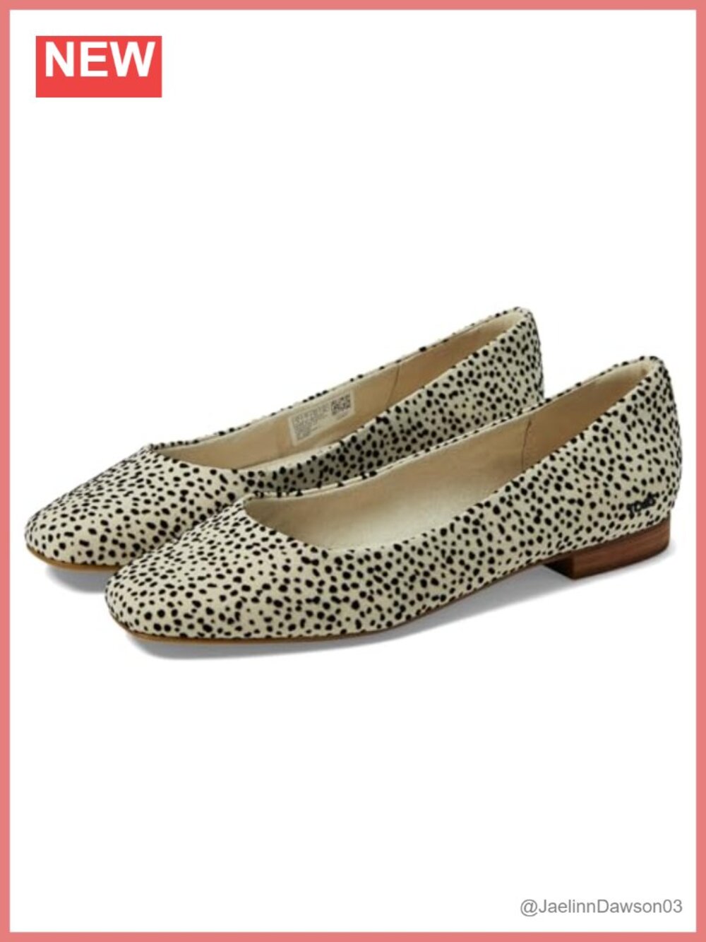 TOMS Women's Jade Slip-On Loafer Flat Faux Shearling & Leather Comfort